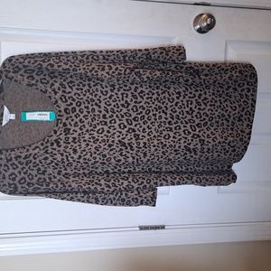 NWT Market & Spruce brished knit top